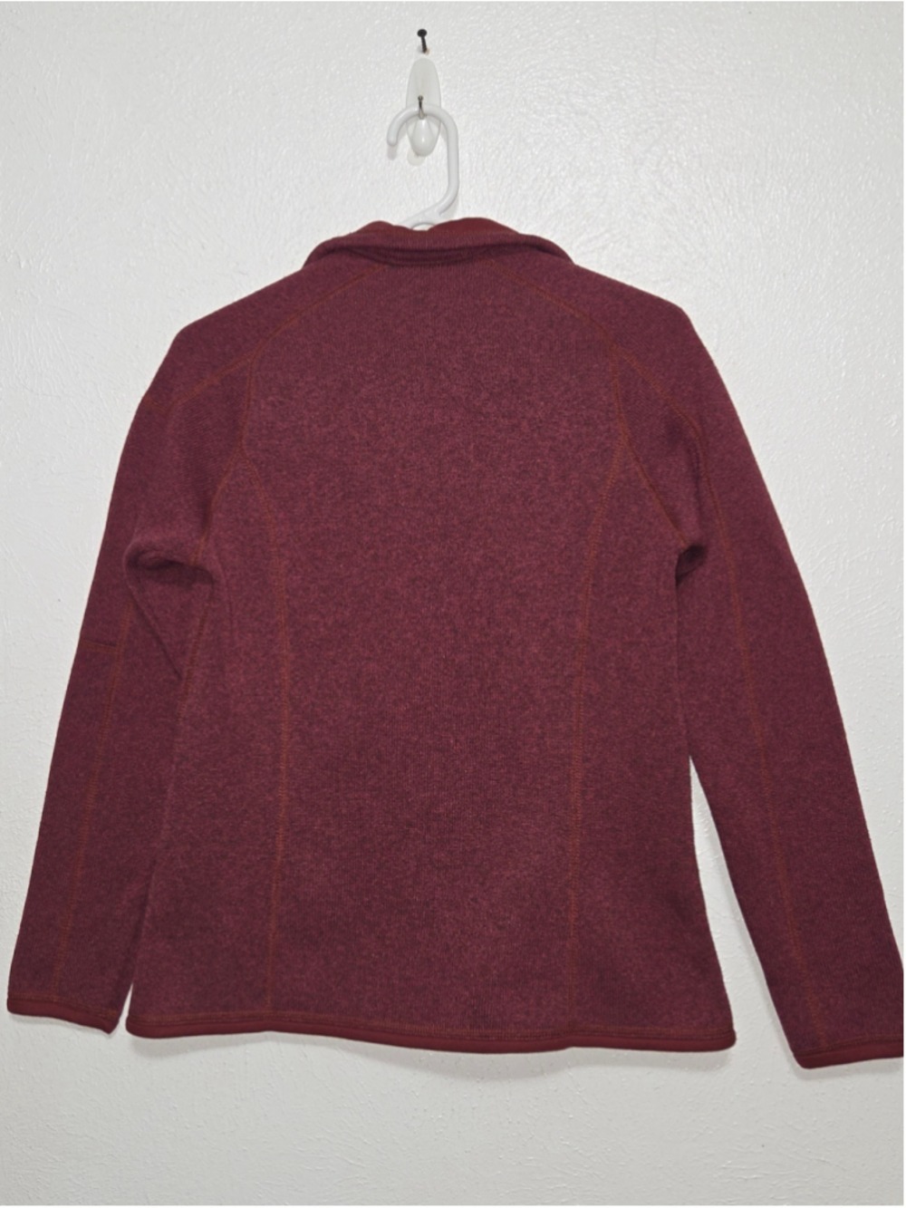 Patagonia Better Sweater Fleece Jacket Women's Size Small Burgundy Full Zip - Picture 10 of 13